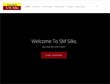 Tablet Screenshot of kancheepuramsmsilks.com